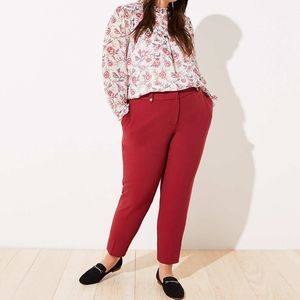 Loft Plus Buttoned BeltLoop Slim Pencil Pants